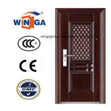 Shool de la ventana que usa la puerta exterior de acero de la seguridad del metal de la puerta (W-S-114)